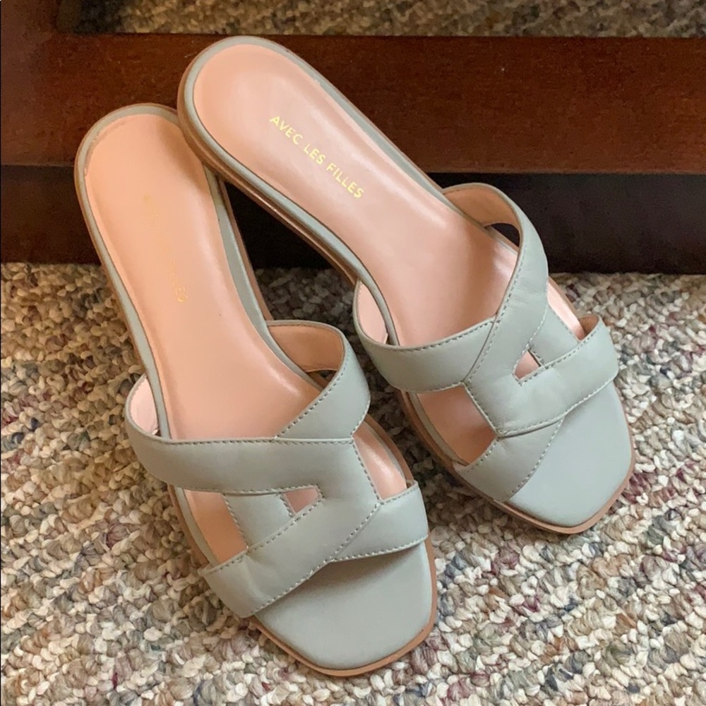 Avec Les Filles NWT Leather Sandals